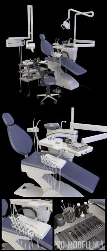 3d-модель Сет для стоматологического кабинета