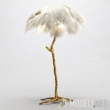 3d-модель Торшер Ostrich Feather