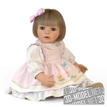 3d-модель Кукла Adora в розовой одежде