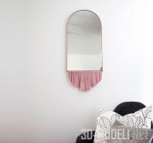 Арочное зеркало с бахромой – декор для стен от Szklo Glass