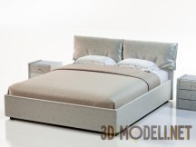 3d-модель Двуспальная кровать от Dream land «Borneo»