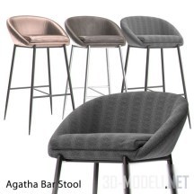 3d-модель Барный стул Agatha