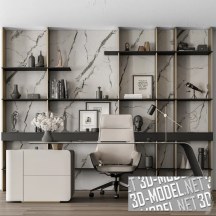 3d-модель Мебель для кабинета