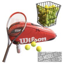 3d-модель Набор для большого тенниса от Wilson