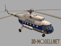 3d-модель Вертолет Ми-8