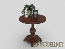 3d-модель Круглый столик с декором