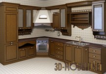 3d-модель Деревянная кухня «ANGIOLINA» VAMA