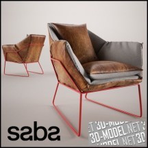 3d-модель Кресло New York от Saba Italia