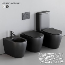 3d-модель Унитазы и биде Scarabeo Ceramiche Moon WC