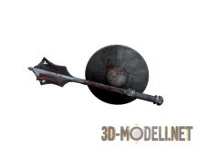 3d-модель Булава со щитом