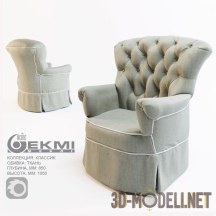 3d-модель Кресло EKMI MAKCI CLASSIC