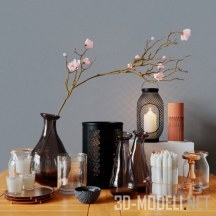 Декор из IKEA (вазы, свечи)