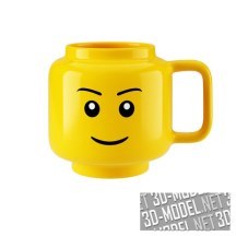 3d-модель Керамическая кружка Boy от Lego