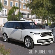 3d-модель Внедорожник Range Rover 2022