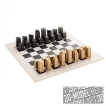 3d-модель Шахматный набор Nona от e15