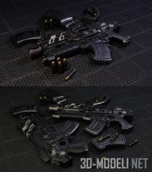 3d-модель Оружие Warhammer 40K Bolter