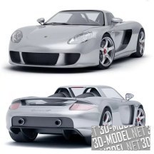 3d-модель Автомобиль Porsche Carrera GT