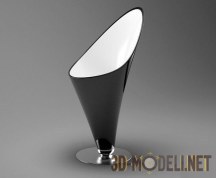 3d-модель Современная ваза в виде воронки