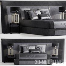 3d-модель Кровать Duse от Vittoria Frigerio