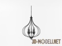 3d-модель Подвесной светильник со свечами