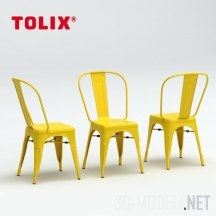 3d-модель Желтый стул Tolix