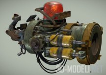 3d-модель Концепт игрового оружия Junker Gun - Hydrant