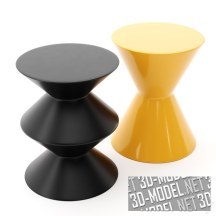 3d-модель Приставной стол Cesar от Minotti