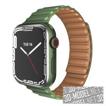 3d-модель Смарт-часы Apple Watch Series 7 GPS 45mm
