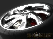 3d-модель Автомобильное колесо от Subaru Impreza