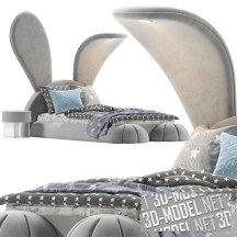 3d-модель Детская кровать CIRCU Mr. Bunny
