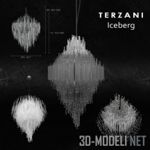 3d-модель Люстра Terzani Iceberg
