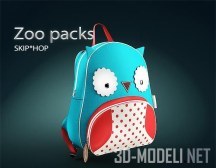 3d-модель Детский рюкзак Skip Hop ZOO Back Pack