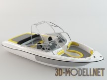 3d-модель Морская моторная лодка