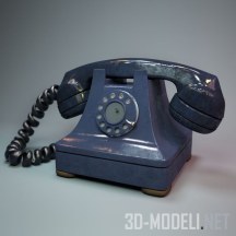 3d-модель Телефонный аппарат в рустикальном стиле