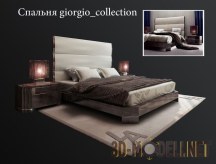 Кровать и тумба Giorgio Collection Absolute