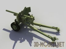 3d-модель Противотанковое орудие Ordnance QF Mk.1