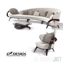 3d-модель Набор мебели Apriori A