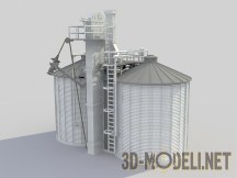 3d-модель Силосная башня