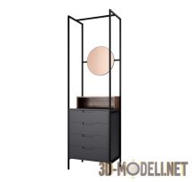 3d-модель Зеркало с ящиками Alexandra MannMade