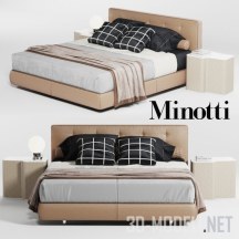 3d-модель Кровать Bedford от Minotti