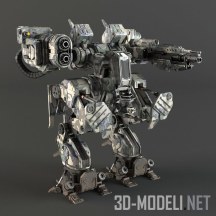 3d-модель Боевой робот Mech Warrior