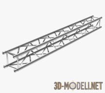 3d-модель Секция квадратной стальной фермы