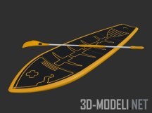 3d-модель Лодка для сёрфинга