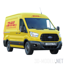 3d-модель Автомобиль 2014 Ford Transit DHL