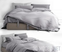 3d-модель Кровать с бельем Inscoolgifts
