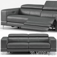 3d-модель Диван Bergamo Motion от Modani Furniture