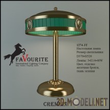 3d-модель Настольный светильник «Cremlin» Favourite