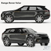 3d-модель Автомобиль Range Rover Velar