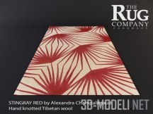 Ковер Rug Company Stingray Red от Alexandra Champalimaud