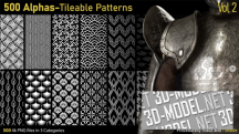 [Текстуры] 500 Alphas-Tileable Patterns-Vol2